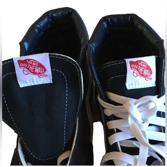 🆕 VANS SKATEBOARDING SK8 HI NAVY/WHITE SNEAKERS 👟 - Picture 8 of 11